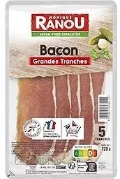 Bacon grandes tranches
