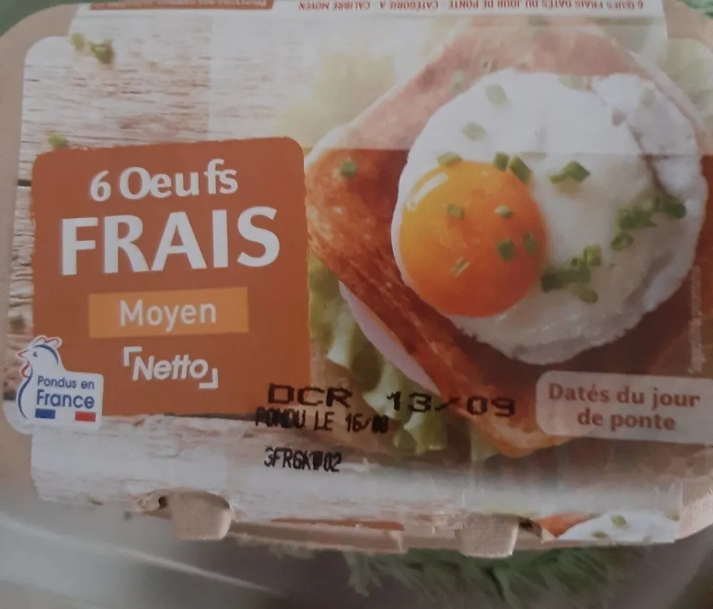 6 œufs frais