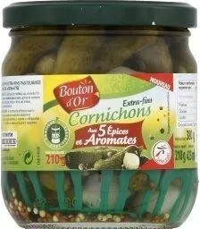 Cornichons aux 5 épices
