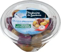 Olives grecques dénoyautées aux herbes de Provence