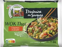 Wok thaï légumes et poulet