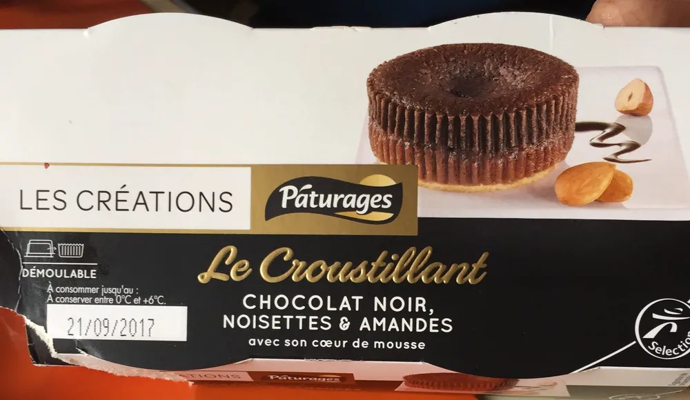 Croustillant au Chocolat Noir, Noisettes & Amandes