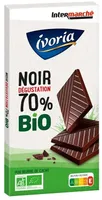 Tablette BIO dégustation Chocolat noir - 100g