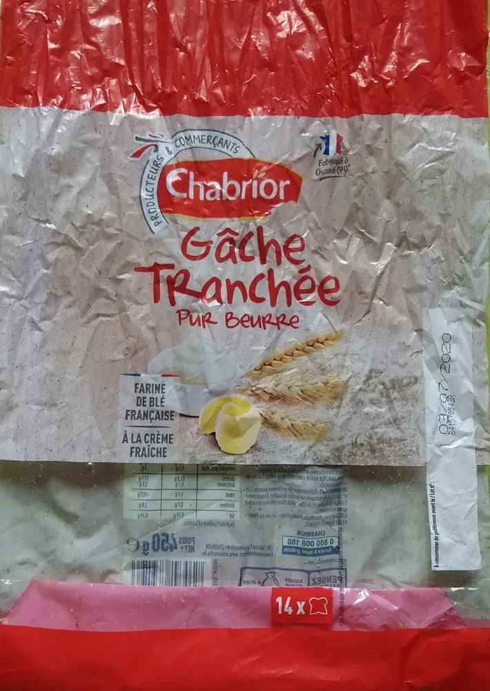 Gâche tranchée pur beurre