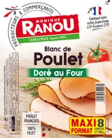 Blanc de poulet doré au four
