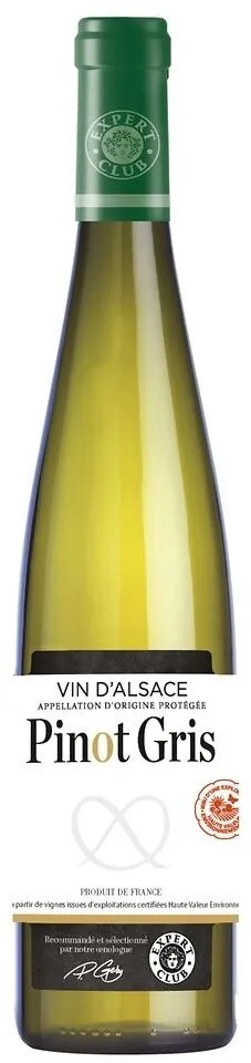 Vin d'alsace aop pinot-gris hve 75 cl