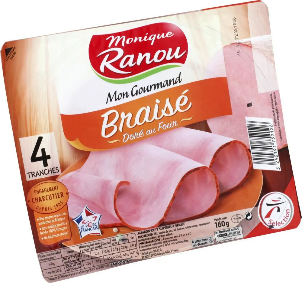 Jambon le braisé