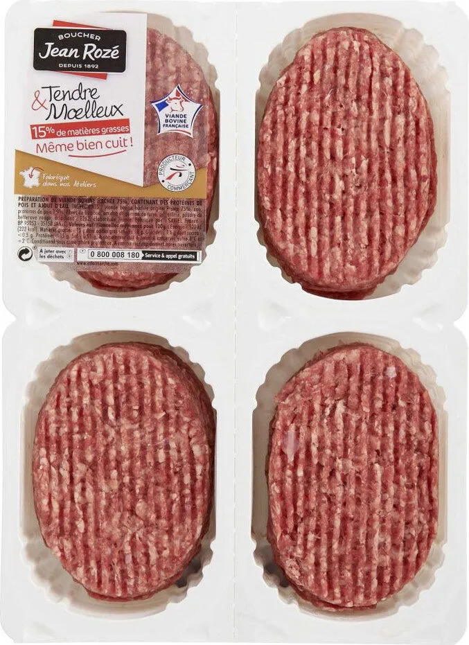 Haché tendre & moelleux 15%