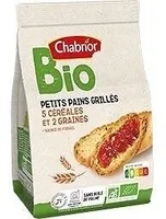Petits pains grillés aux 5 céréales et 2 graines - BIO