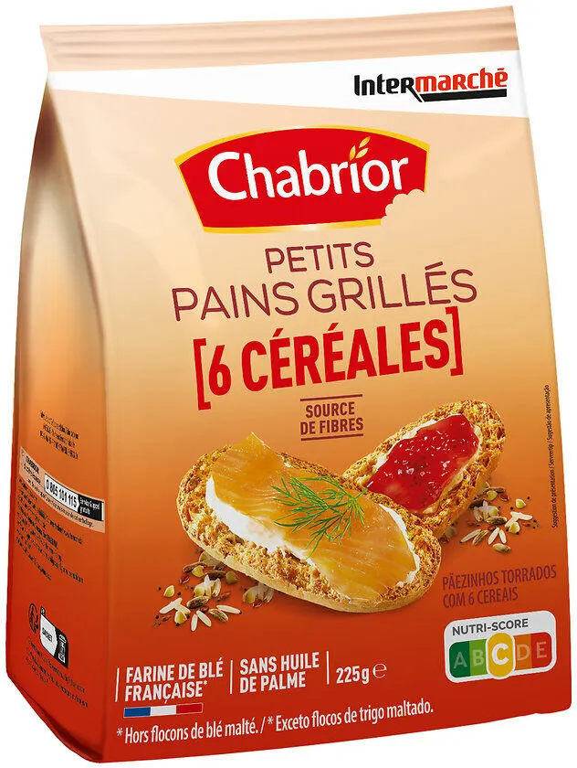 Petits pains grillés aux 6 céréales