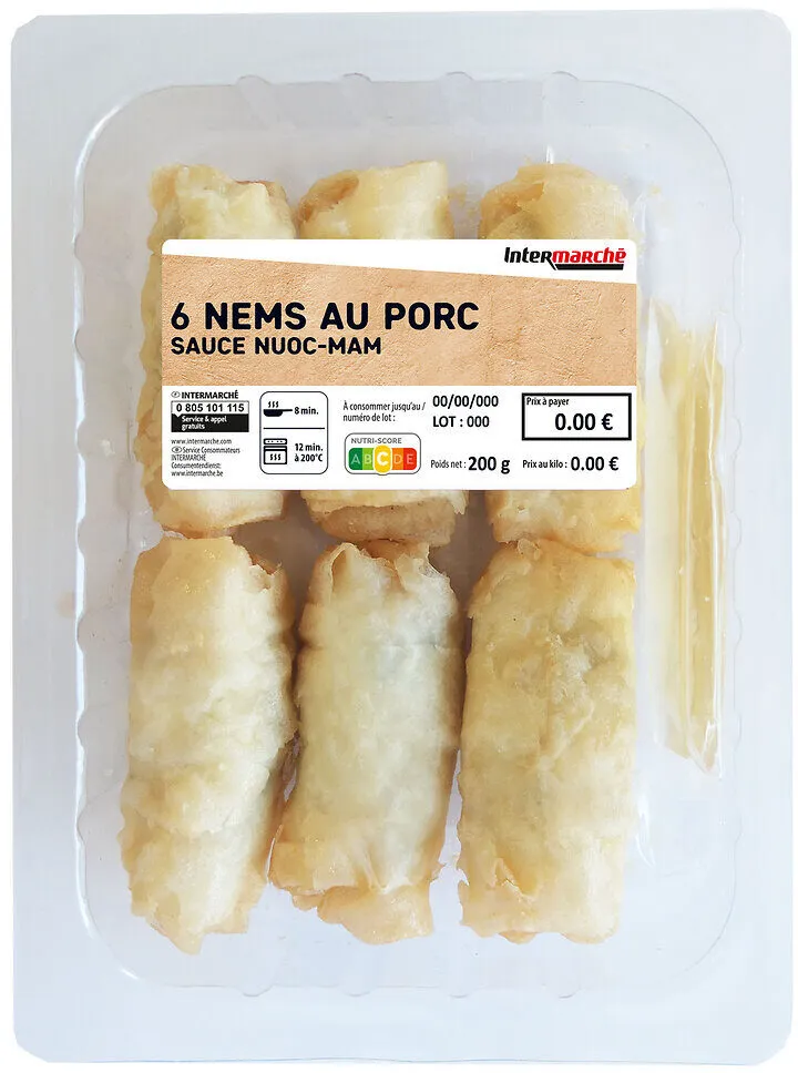 NEMS PORC (6x30g) 200g FE