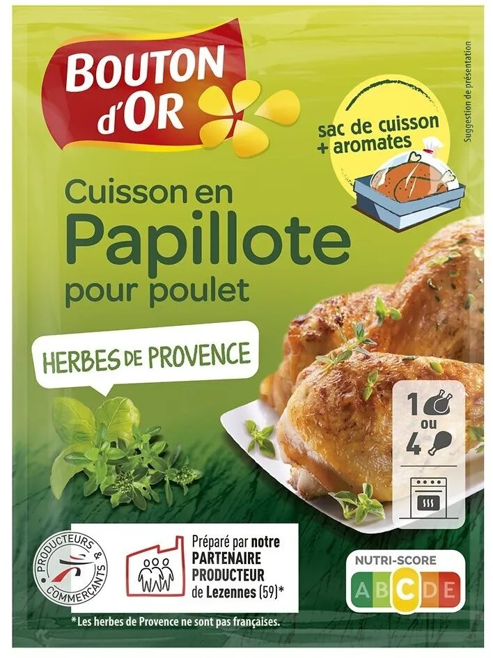 Papillote Herbes de provence