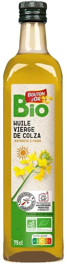 Huile de colza vierge biologique 75cl