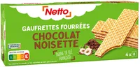 Gaufrettes fourrées au chocolat et aux noisettes 160g