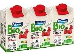 Creme uht 30% mg liquide bio bq 3x20cl