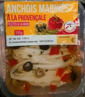 Anchois marinés à la provençale