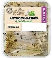 Anchois marines a l'ail et au persil 150g