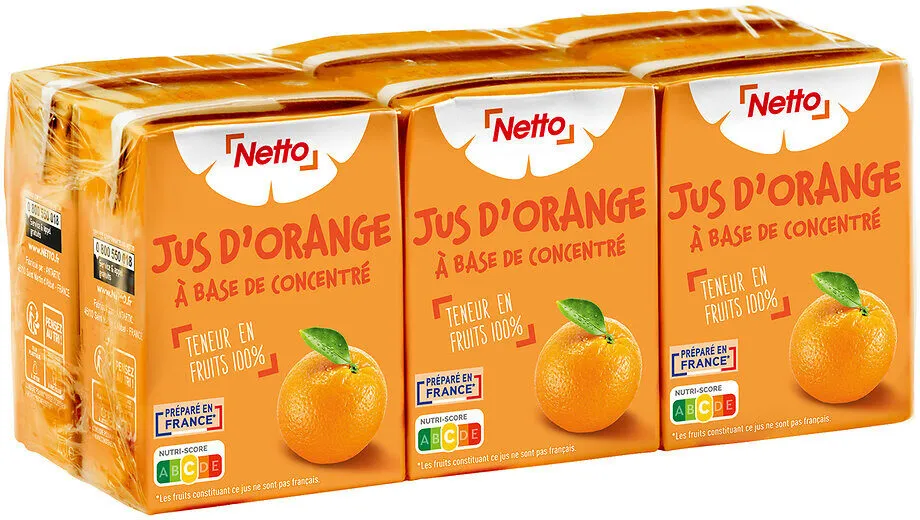 Abc orange sans pulpe briquettes 6x20cl