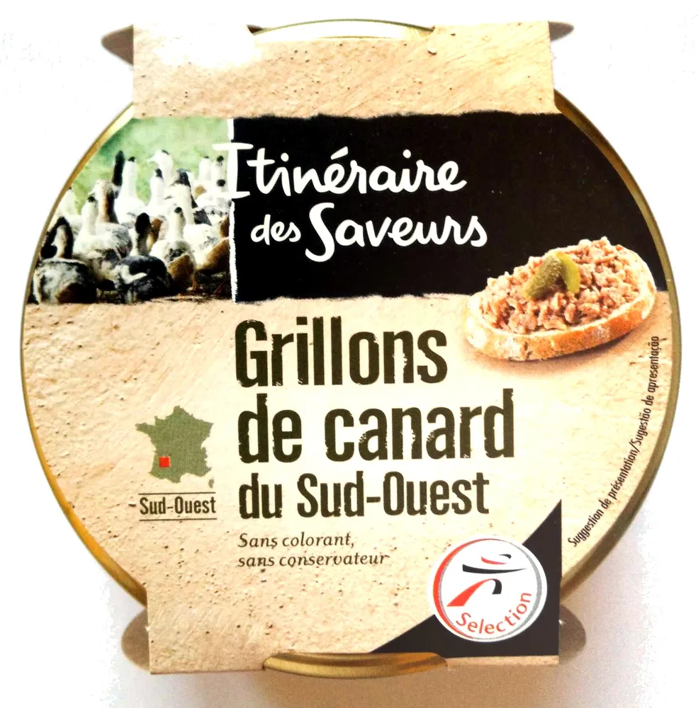 Grillons de canard du Sud-Ouest