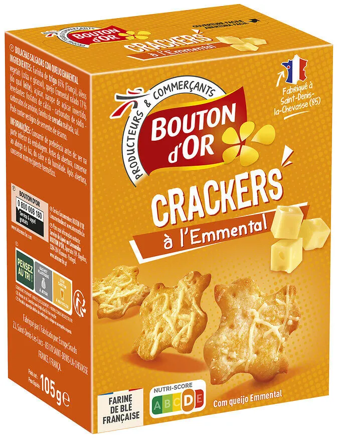 Crackers emmental 105g