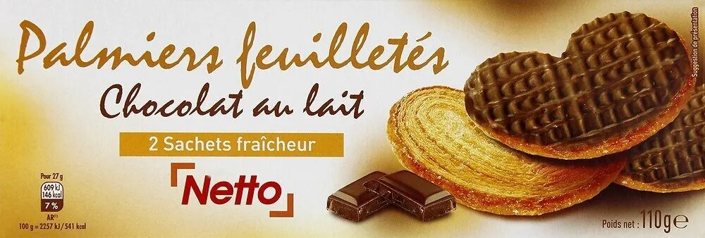 PALMIER CHOCOLAT 110g