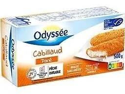 Filets de cabillaud pane msc 500g