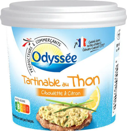 Tartinable au thonCiboulette & citron