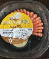 Crevettes d'apéro à l'aïoli
