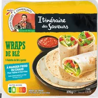 Saveur du Mexique - 6 wrapes de blé nature