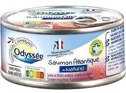 Saumon atlantique au naturel PN 160g et PNE 112g