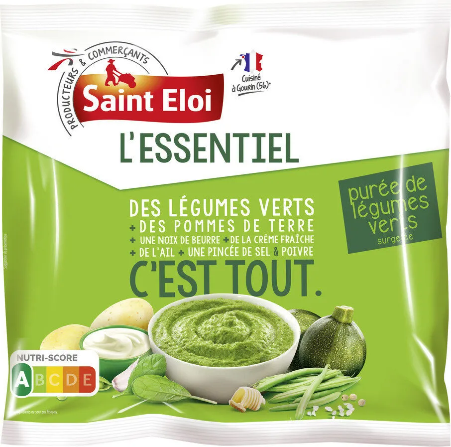 Purée de légumes verts