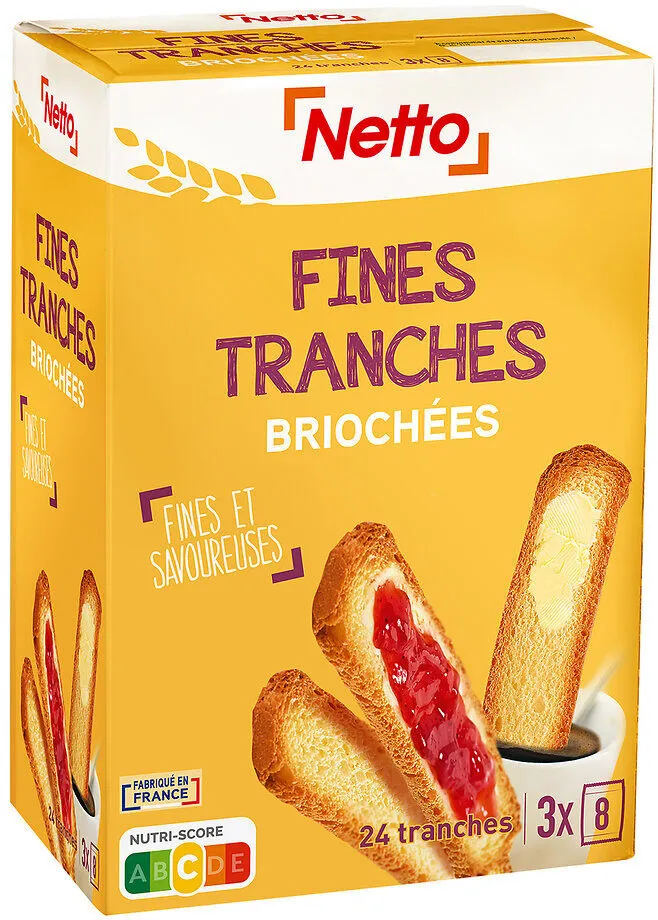 Fines tranches briochées
