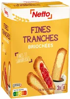 Fines tranches briochées