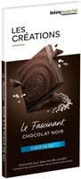 Tablette dégustation chocolat noir fleur de sel - 100g