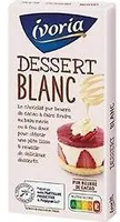 Tablette dessert chocolat blanc - 180g