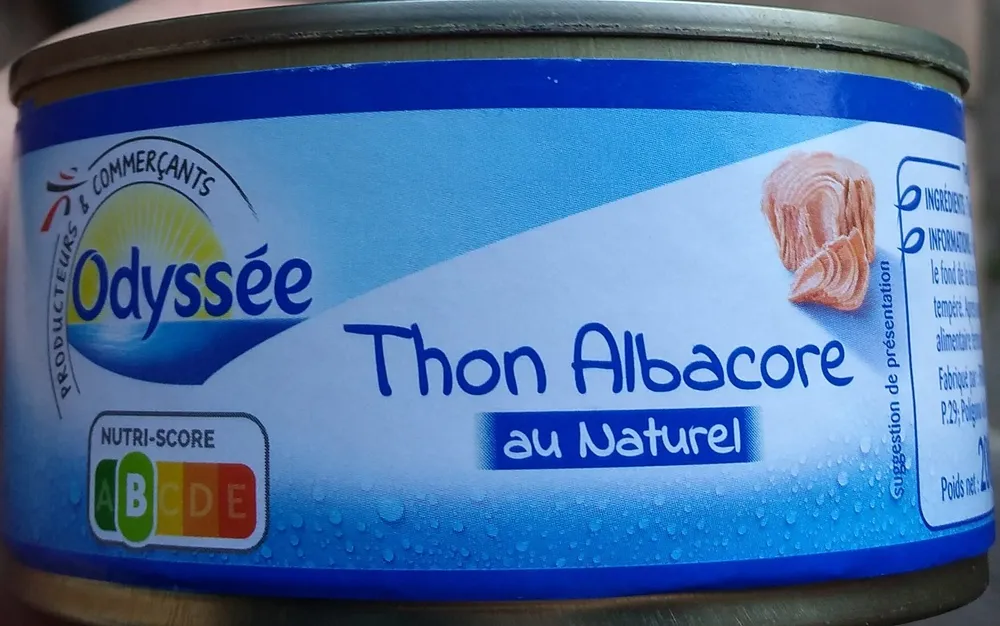 Thon albacore au naturel