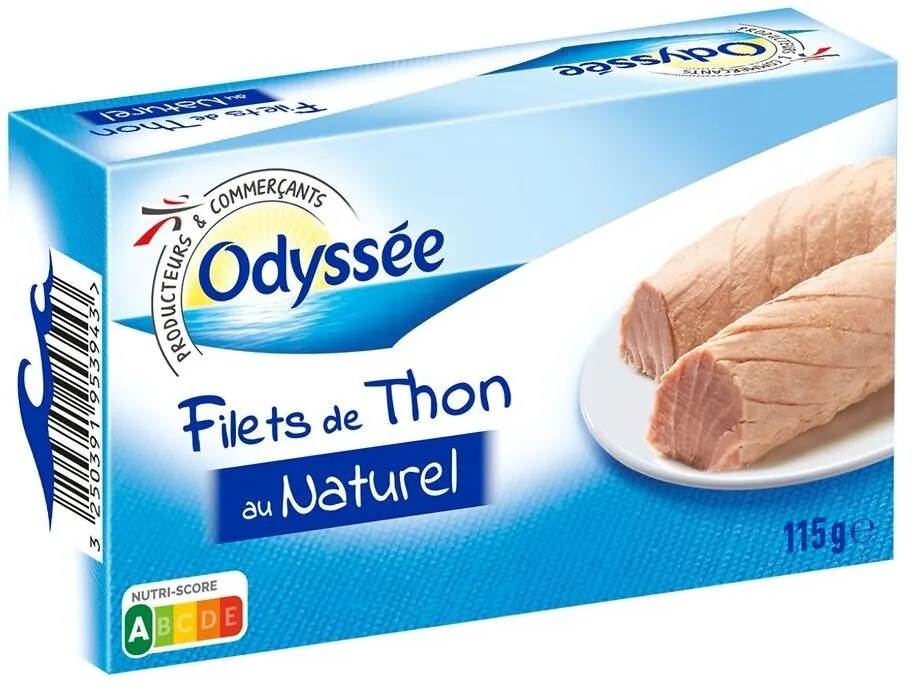 Filets de thon au naturel 115g 81g (1/6 club)