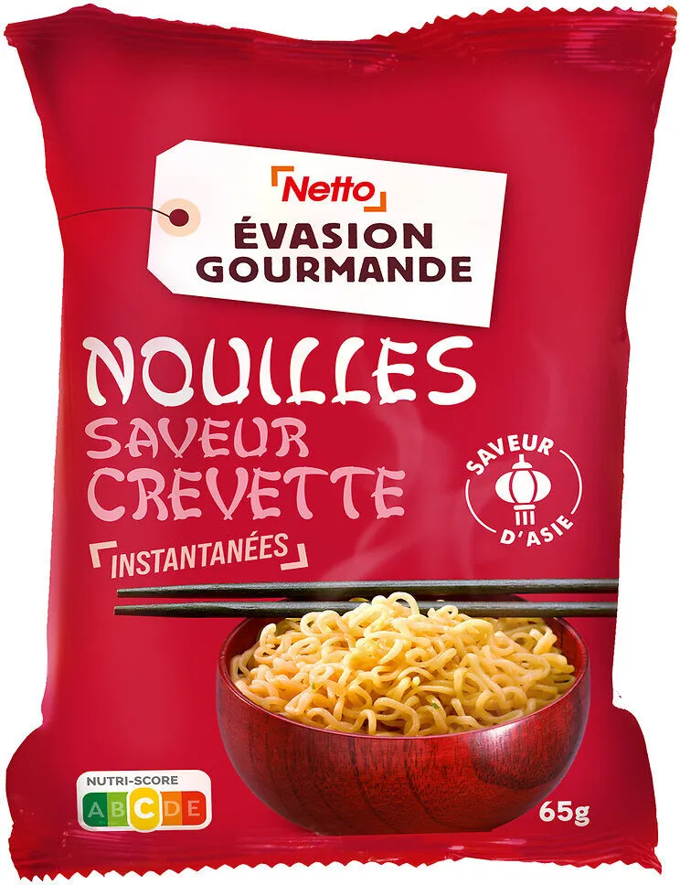 NOUILLES INSTANTANEES SAVEUR CREVETTES 3x65g