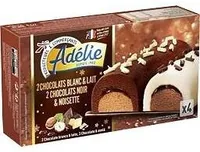 Bûchette chocolats blanc - lait (G) x2 / chocolats noir - noisette (G) x2 - 120mL