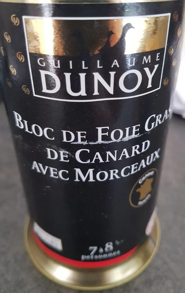 Bloc de foie gras de canard avec morceaux