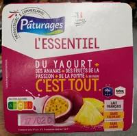 Du yaourt + des ananas + des fruits de la passion + de la pomme & du sucre c'est tout