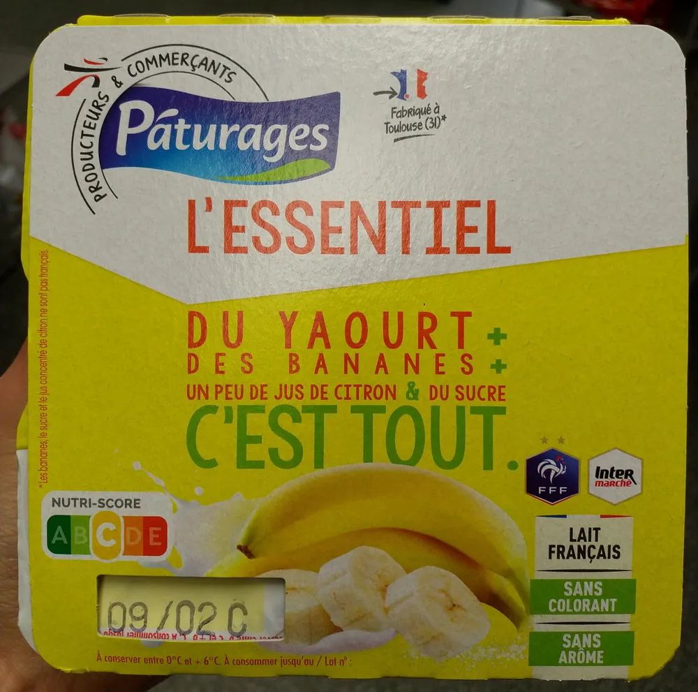 L'essentiel Du Yaourt   des bananes   un peu de jus de citron & du sucre c'est tout