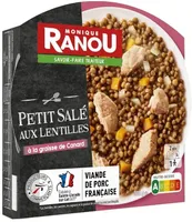 Petit salé aux lentilles
