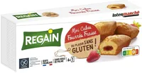 Mini cakes fourrage fraise x6 - SANS GLUTEN
