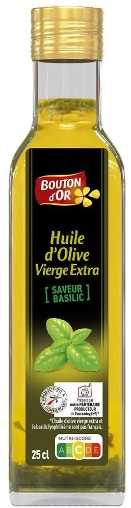 Huile d'olive au Basilic 25cl