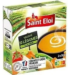 Veloute 10 legumes et creme 2x30cl