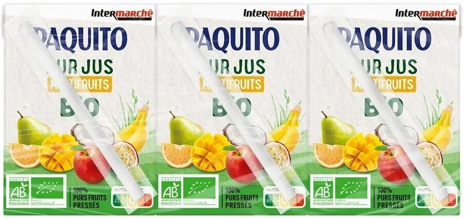 Pj multifruit bio briquette 6x20cl