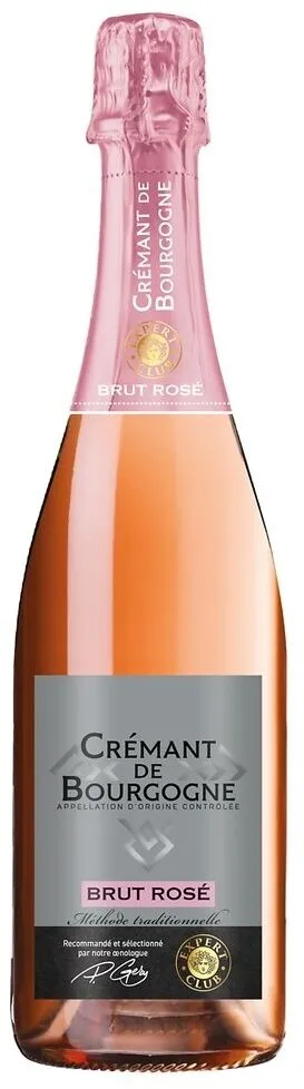 Aop cremant de bourgogne brut rose methode traditionnelle 75 cl