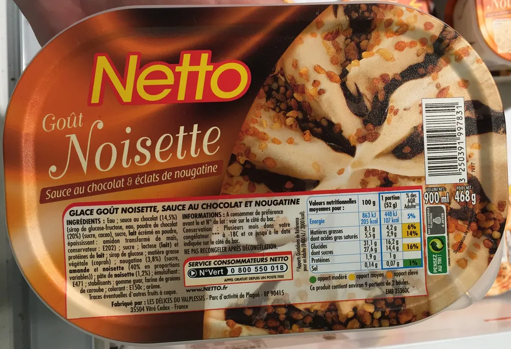 Bac noisette façon rocher (G) - 900mL