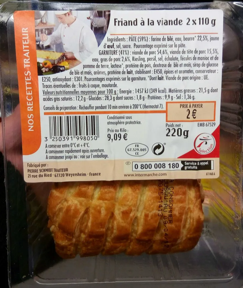 Friand à la viande